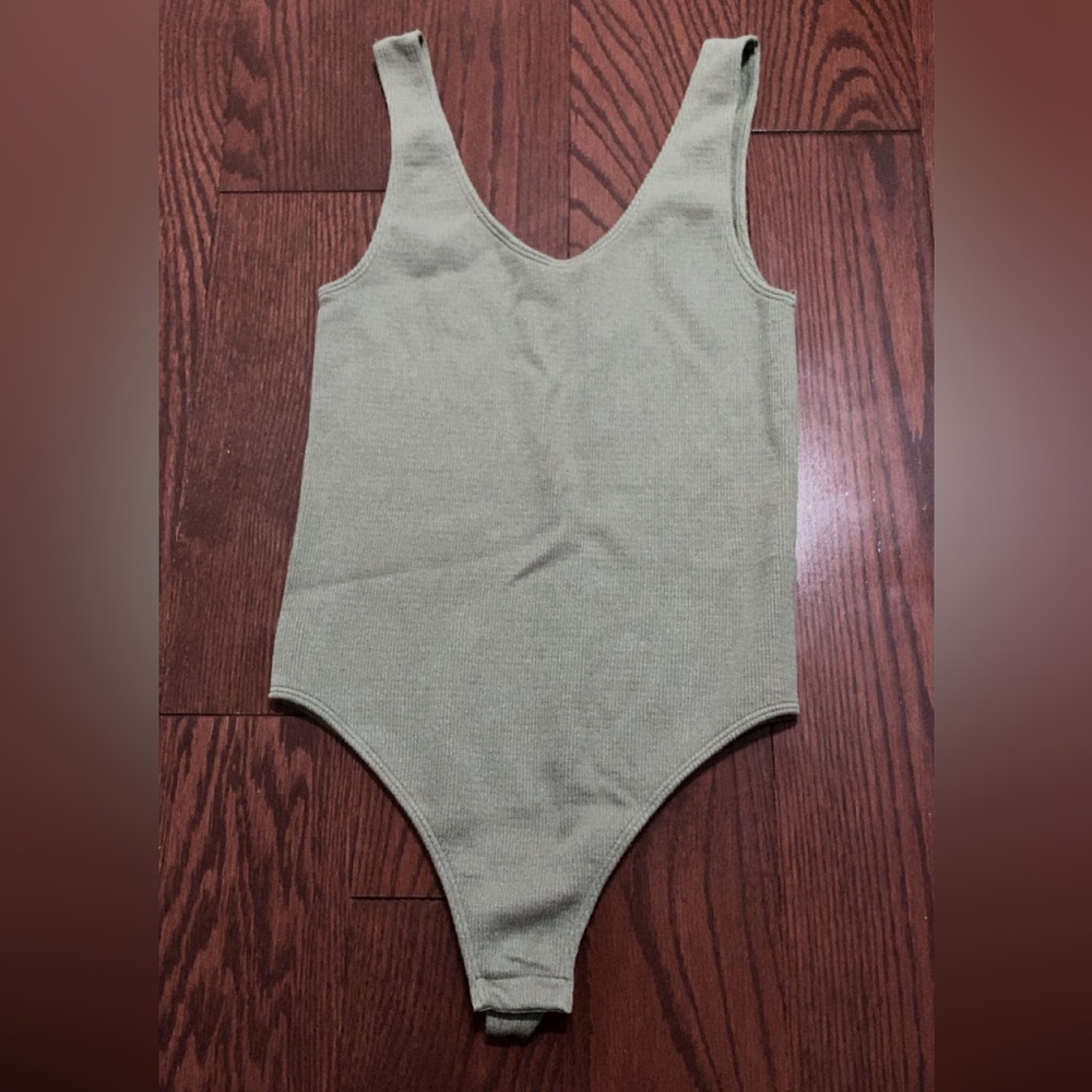 Olive Green Bodysuit